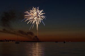 Fireworks at the Beach