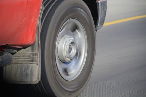 Car Wheel in Motion